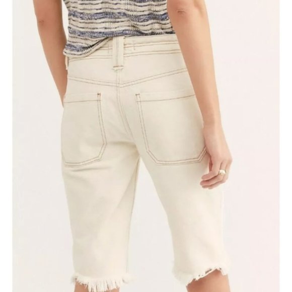 NWT FREE PEOPLE Rebel Rouser Cut Off Shorts - Picture 6 of 12